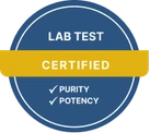 Lab test certified for purity and potency